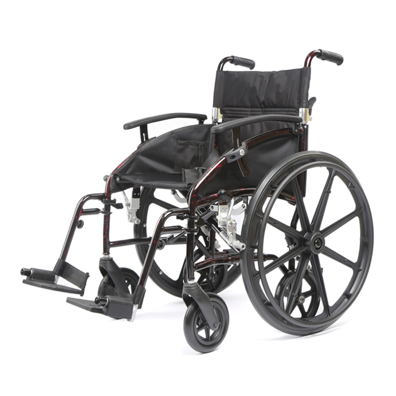 Легкая инвалидная коляска, Транспортер-алюминиевая инвалидная коляска, Транспортное кресло 2 в 1